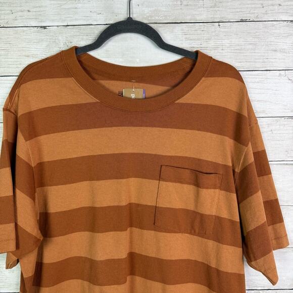 Patagonia Organic Cotton Midweight Pocket Tee Earthworm Brown Size Large - Picture 3 of 4